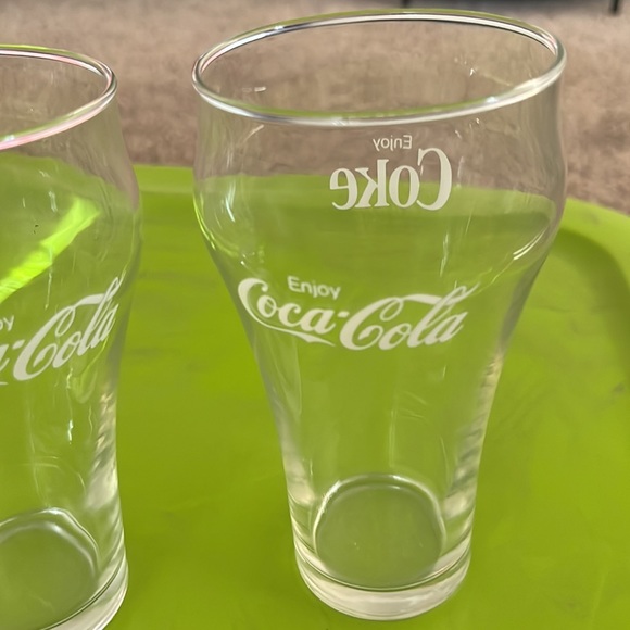 Vintage 1987-88 Coca-Cola Glasses Set of 4 - Picture 3 of 3